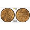 Image 1 : PALESTINE: British Mandate, AE mil, 1942, PCGS MS64 RB