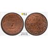 Image 1 : BARODA: Sayaji Rao III, 1875-1938, AE paisa, VS1949 (1892), PCGS MS64 BN