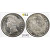 Image 1 : BRITISH INDIA: Victoria, Queen, 1837-1876, AR rupee, 1840b&c, PCGS MS63