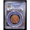 Image 2 : BRITISH INDIA: Victoria, Empress, 1876-1901, AE 1/4 anna, 1891(c), PCGS MS64 RB.