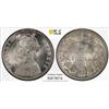 Image 1 : BRITISH INDIA: Victoria, Empress, 1876-1901, AR rupee, 1900-B, PCGS MS62