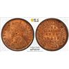 Image 1 : BRITISH INDIA: Victoria, Empress, 1876-1901, AE 1/4 anna, 1901(c), PCGS MS64 RB
