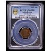 Image 2 : BRITISH INDIA: George V, 1910-1936, AE 1/12 anna, 1915(c), PCGS MS63 RB