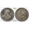 Image 1 : BRITISH INDIA: George V, 1910-1936, AR 1/2 rupee, 1934(c), PCGS MS65