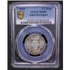 Image 2 : PORTUGUESE INDIA: AR 1/2 rupia, 1936, PCGS MS65