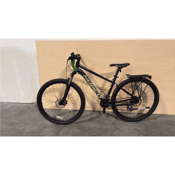 BLACK NORCO STORM 9.3 FRONT SUSPENSION 24-SPEED MOUNTAIN BIKE