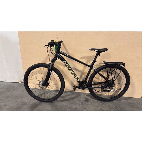 BLACK NORCO STORM 9.3 FRONT SUSPENSION 24-SPEED MOUNTAIN BIKE