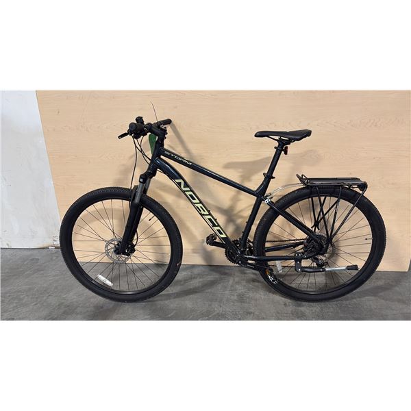 BLACK NORCO STORM 9.3 FRONT SUSPENSION 24-SPEED MOUNTAIN BIKE
