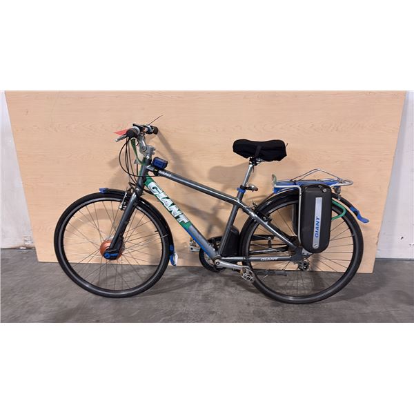 GREY GIANT TWIST 7-SPEED E-BIKE -NO CHARGER NO KEY-
