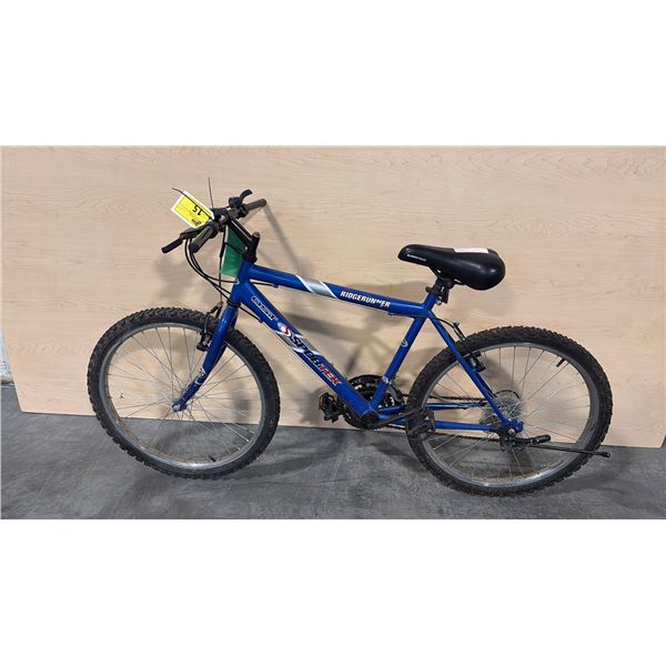 BLUE SPORTEK OST RIDGERUNNER 18-SPEED MOUNTAIN BIKE