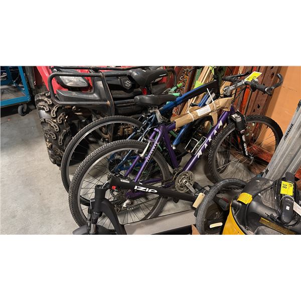MIXED ITEMS INCL IZIP ELECTRIC KICK SCOOTER, 24-SPEED FRONT SUSPENSION MAXAM MOUNTAIN BIKE,