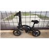 Image 1 : BLACK JETSON COMPACT AND FOLDABLE ELECTRIC BICYCLE - NO CHARGER