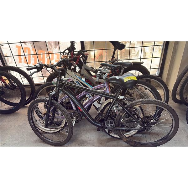 7 ASSORTED BIKES INCL NORTHROCK, SUPERCYCLE, MOVELO AND MORE - FOR PARTS OR REPAIR