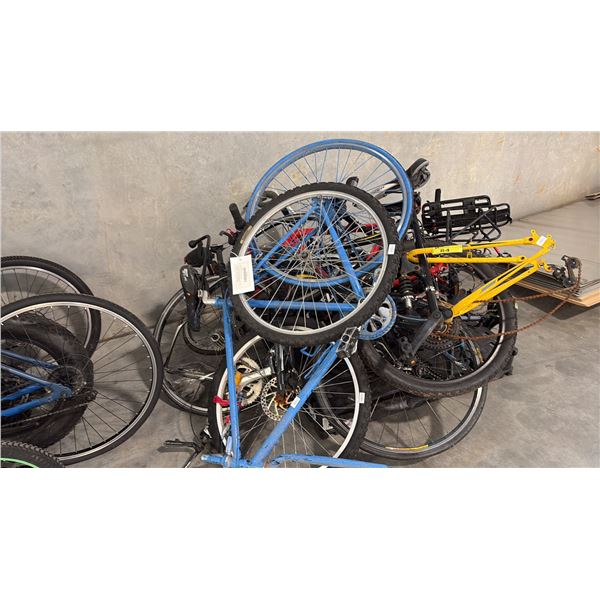 5 ASSORTED BIKES INCL GT AGGRESSOR, NORCO THRESHOLD AND MORE - FOR PARTS OR REPAIR