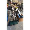 Image 1 : TOP FLIGHT GOLF BAG, CLUBS, COLEMAN STOVE AND RAFT