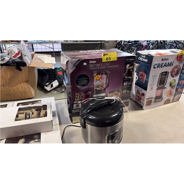 NINJA DETECT KITCHEN SYSTEM POWER BLENDER & PROCESSOR AND HAMILTON BEACH SLOW COOKER