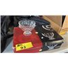 Image 3 : ASSORTED BAGS, BACKPACK AND A SET OF 6 ROYAL CRYSTAL ROCK BOWL SET MADE IN ITALY