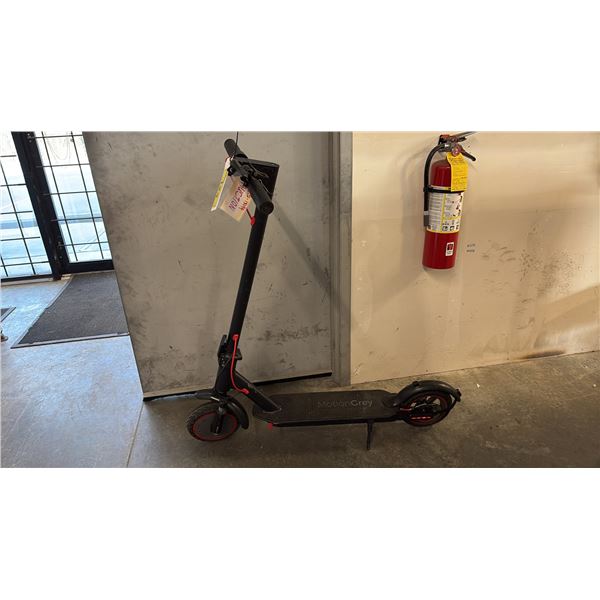 MOTION GREY ELECTRIC SCOOTER NO CHARGER