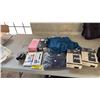 Image 1 : 2 ELECTRIC TOOTH BRUSHES, BINOCULARS AND ASSORTED CLOTHING