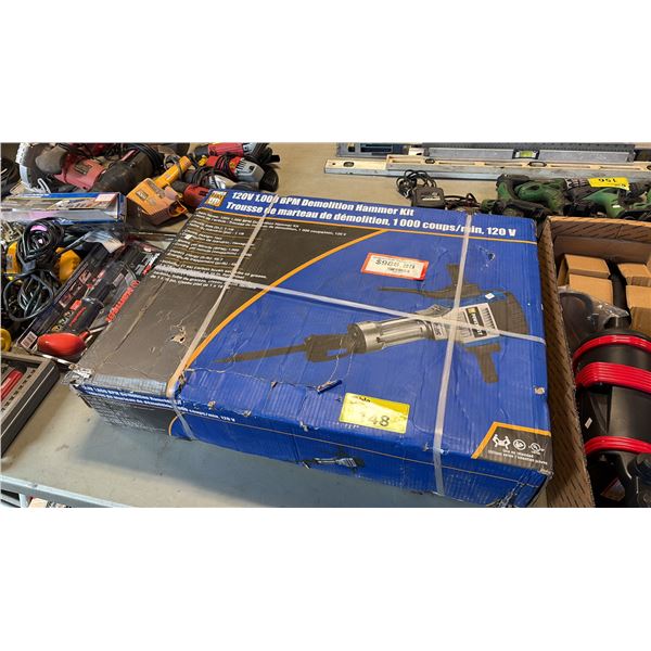 DEMOLITION HAMMER KIT 1,000 BPM