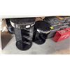 Image 2 : 4 ROTATING HOOK DISPLAY RACKS, TOOL CASES AND MORE