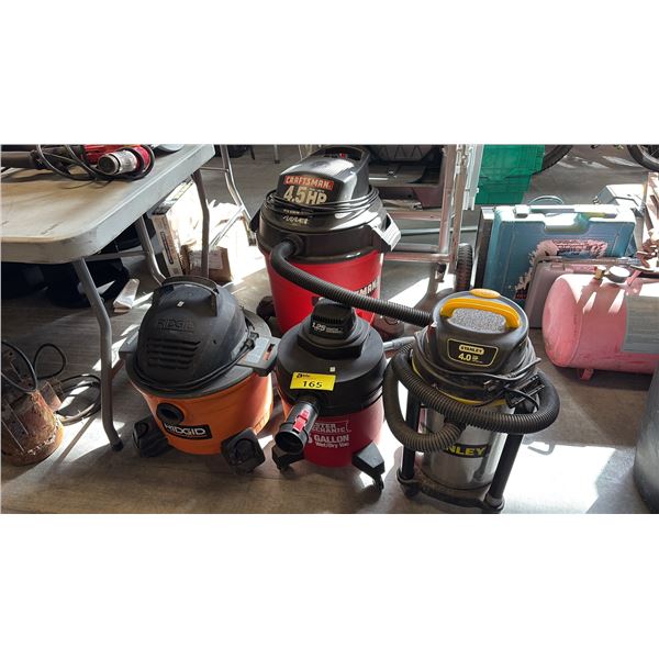 ASSORTED WET & DRY VACUUM CLEANERS