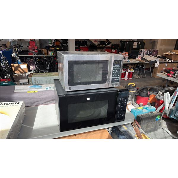 WOLF MW24-1100 AND GE JES942SNC01 STAINLESS STEEL COUNTERTOP MICROWAVES