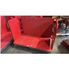 Image 2 : 4 RED OPEN MOBILE CARTS - APPROX 5 FEET