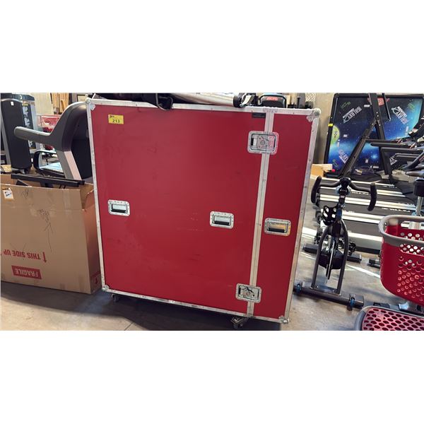 RED MOBILE TRAVEL CASE - 5' X 2 1/5