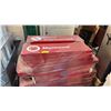 Image 1 : PALLET OF RED RETAIL SIGNS
