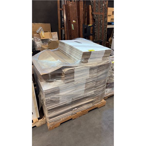 PALLET OF PACKING BOXES
