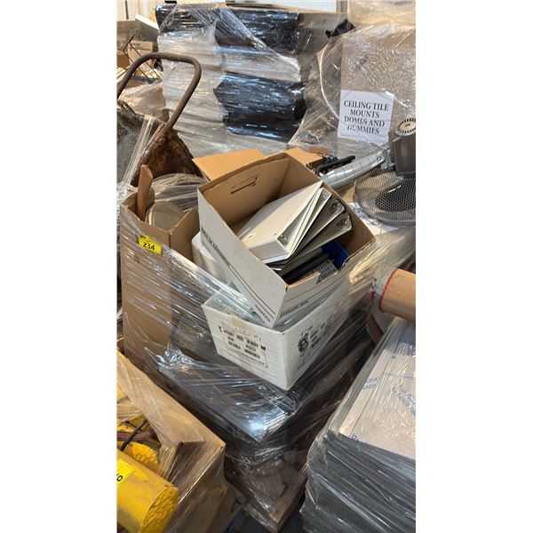 PALLET OF MISC ITEMS INCL ASSORTED HOUSEHOLD MERCHANDISE