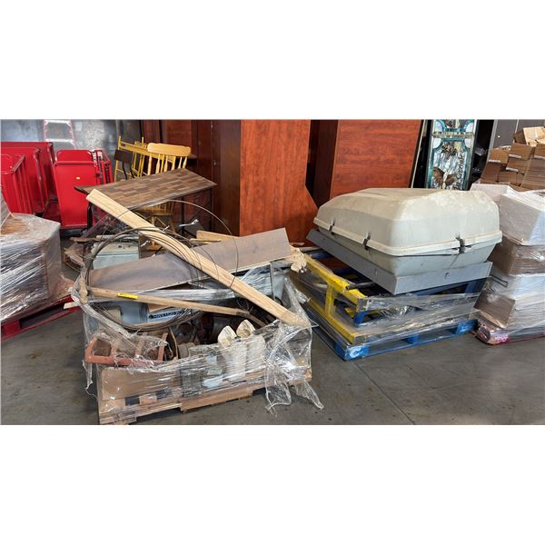ROOFTOP CARGO CARRIER AND INDUSTRIAL ITEMS - 2 PALLETS *MUST TAKE ALL*