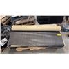 Image 1 : PALLET OF BLACK AND BROWN LINOLEUM - APPROX 12 ROLLS