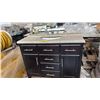 Image 1 : BATHROOM SINK CABINET WITH SINGLE SINK AND FAUCET