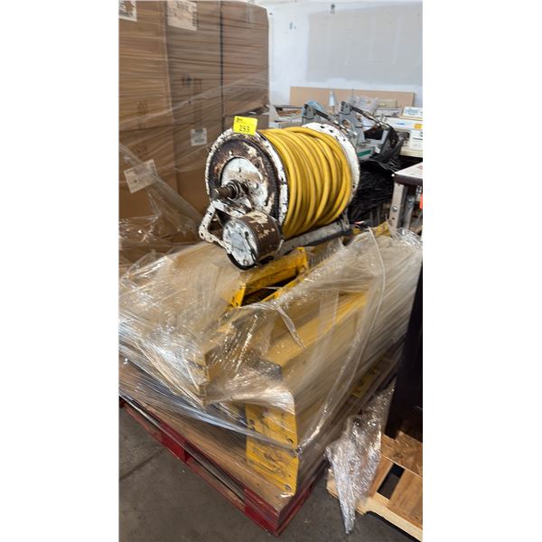 INDUSTRIAL-GRADE HOSE REEL AND METAL FRAMES