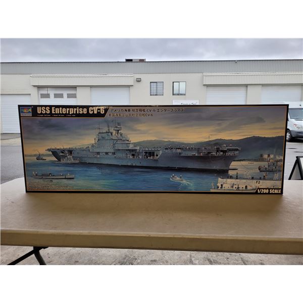 Unbuilt Trumpeter USS Enterprise CV-6 1/200 Scale Model Kit