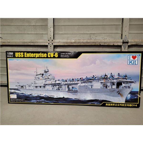 Unbuilt I Love Kit USS Enterprise CV-6 1/350 Scale Model Kit