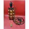 Image 1 : MCM Amber Bubble Glass Pendant Light