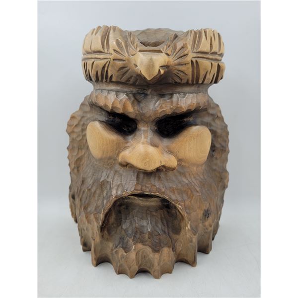 Hand-Carved Wooden Sculpture