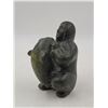 Image 2 : Artist Signed Carved Stone Inuit Sculpture