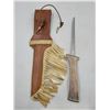 Image 1 : Horn-Handle Knife w/ Fringed Sheath