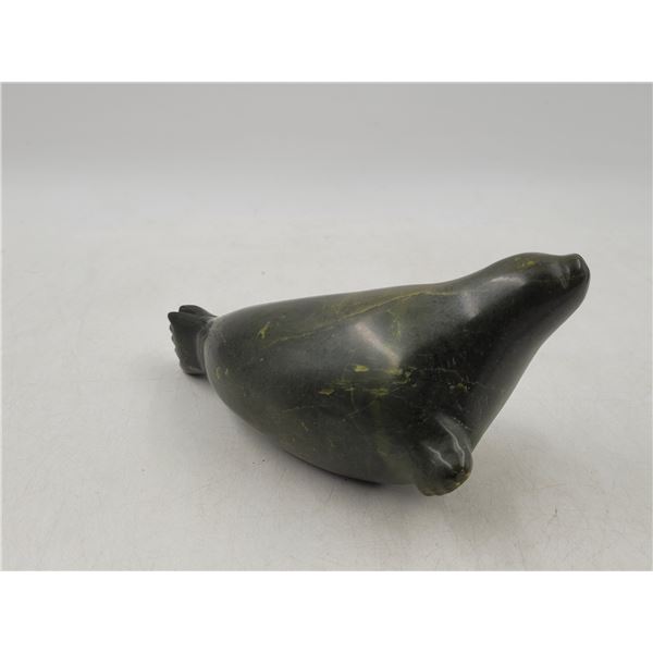 Indigenous Hand-Carved Stone Seal Figurine