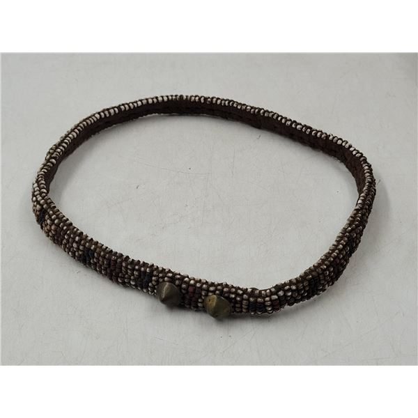Hand-Beaded African Headband