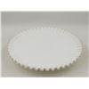 Image 1 : Fenton Ruffled Milk Glass Cake Stand