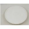 Image 2 : Fenton Ruffled Milk Glass Cake Stand