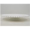 Image 3 : Fenton Ruffled Milk Glass Cake Stand