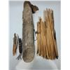 Image 1 : Handmade African Arrow Components & Quiver