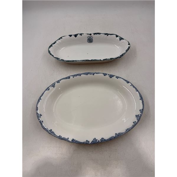 2 Union Pacific Railway China Dishes