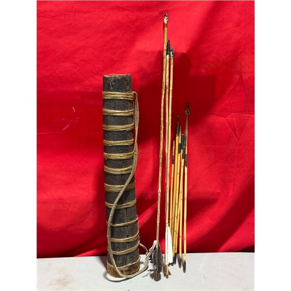 Handmade African Arrows & Quiver